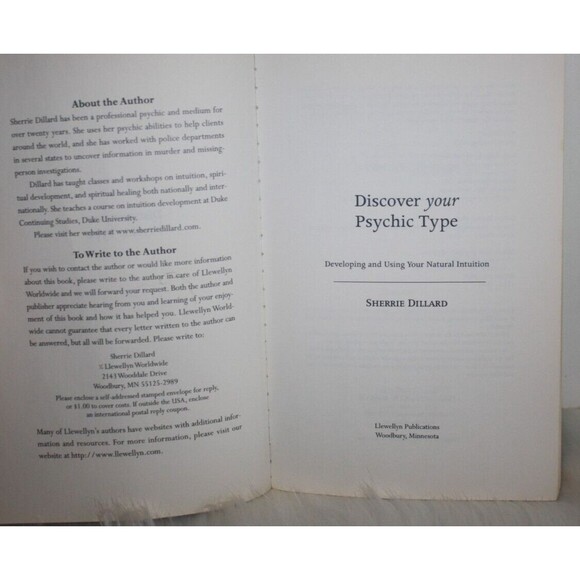 Discover Your Psychic Type: Developing and Using... by Sherrie Dillard Paperback - Picture 2 of 4
